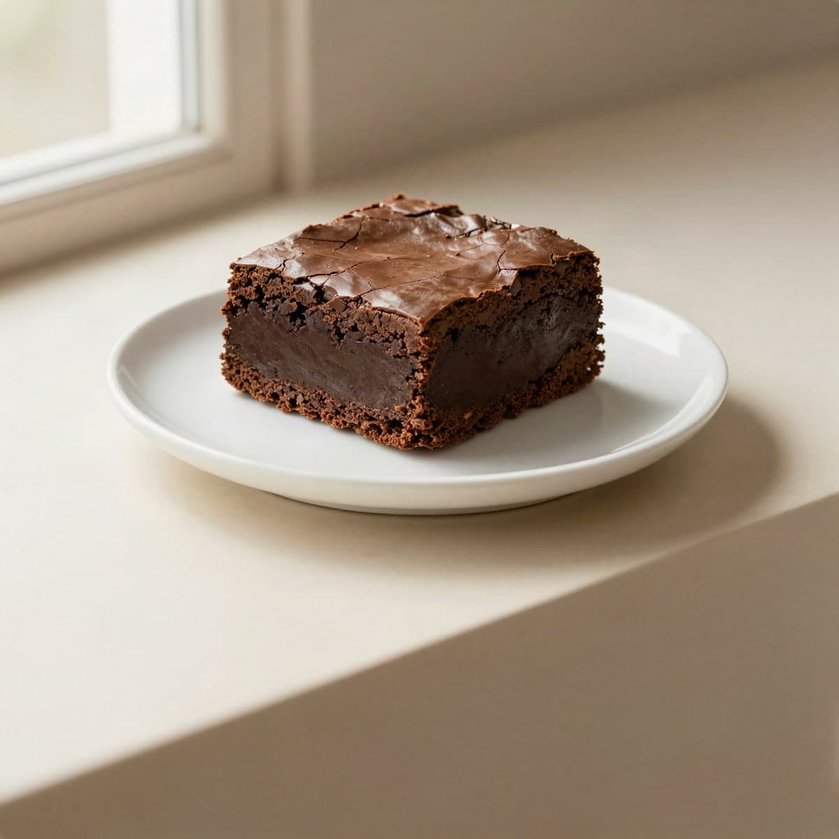 Brownie de chocolate estilo fudgy